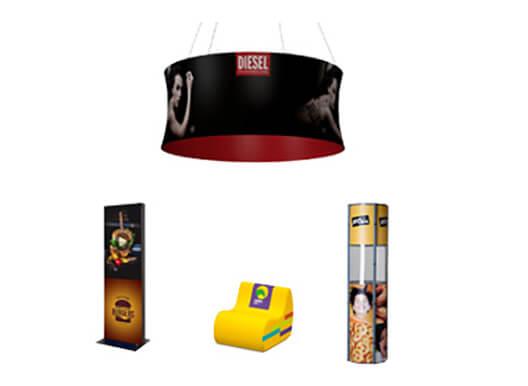 Messestand Zubehör Banner