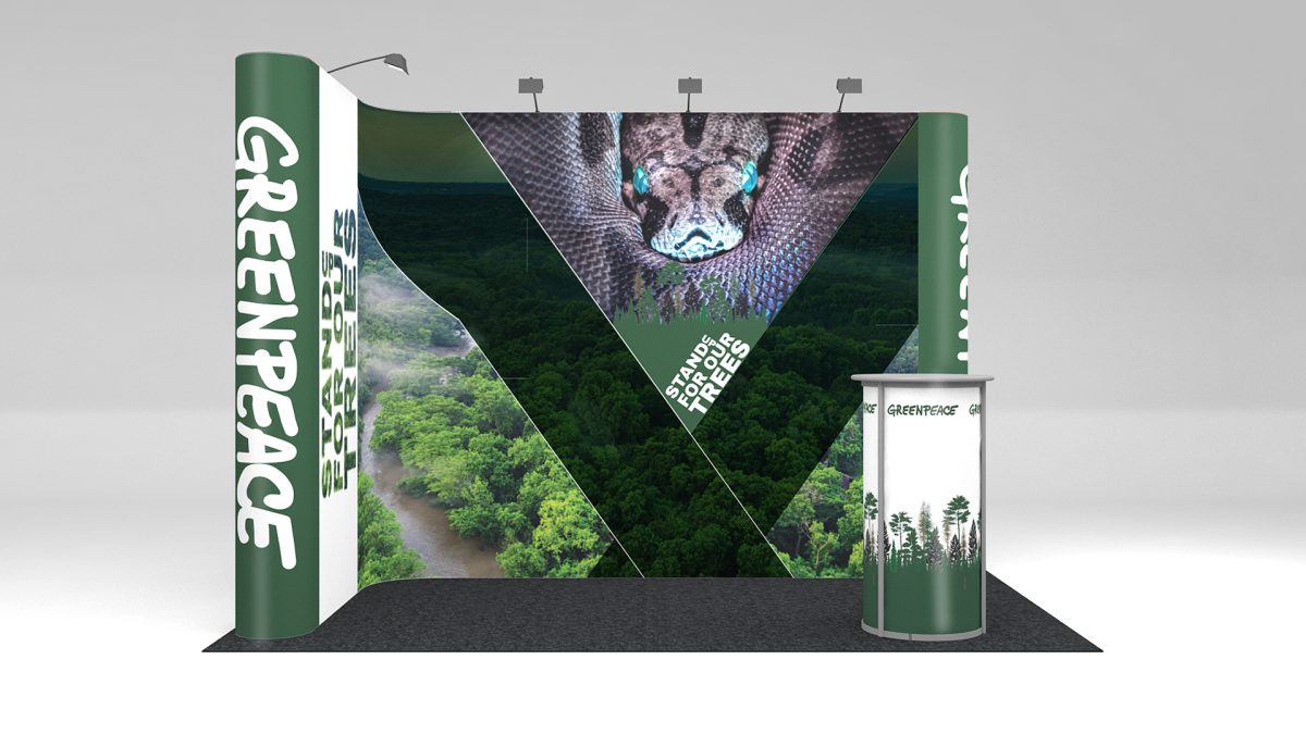 Pop-Up Messestand