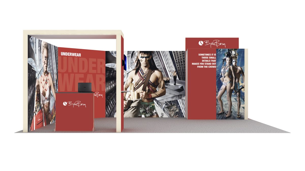 7×5 Lightbox Messestand