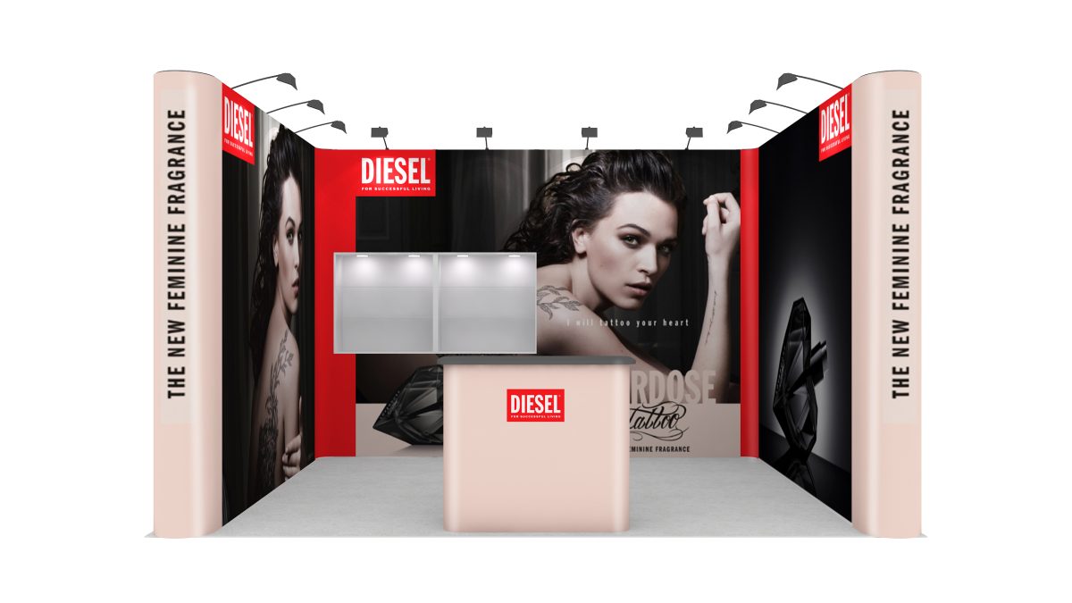 4x3m Expo Prestige Mobiler Messestand 14