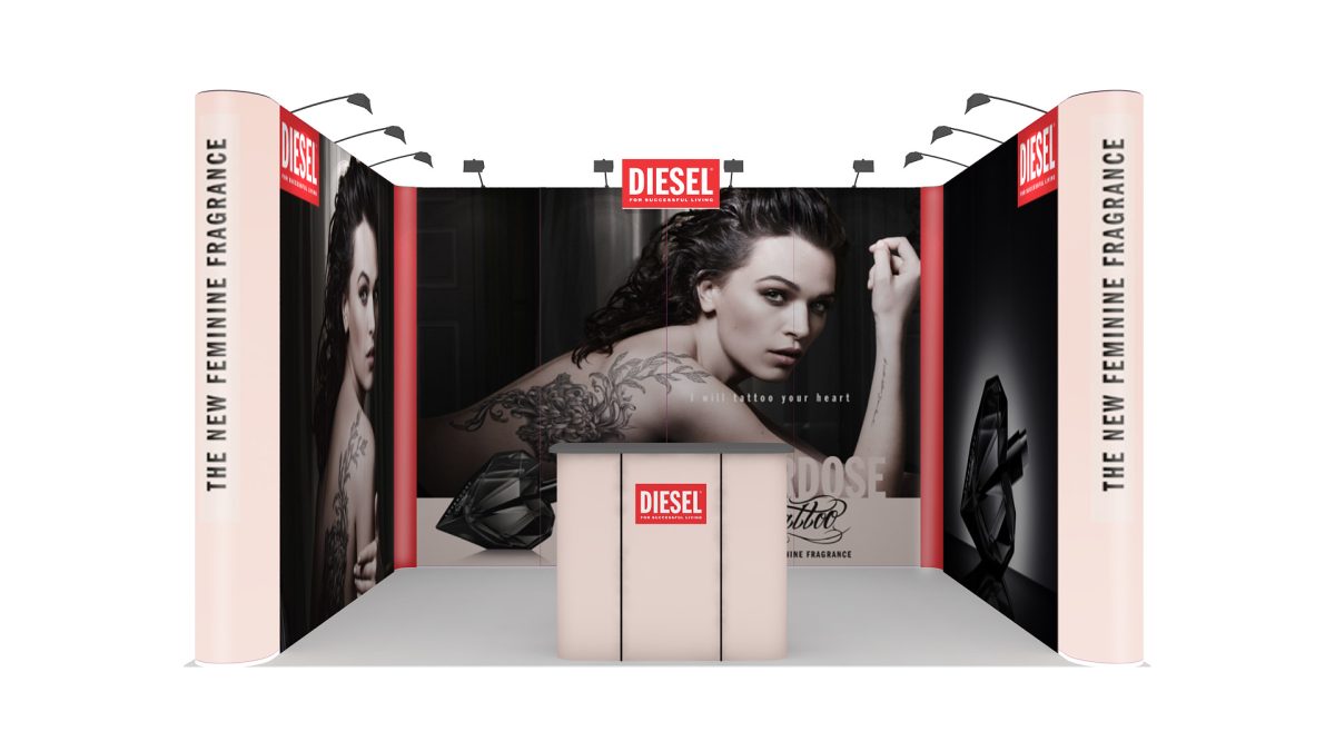4x3m Expo Prestige Mobiler Messestand 15