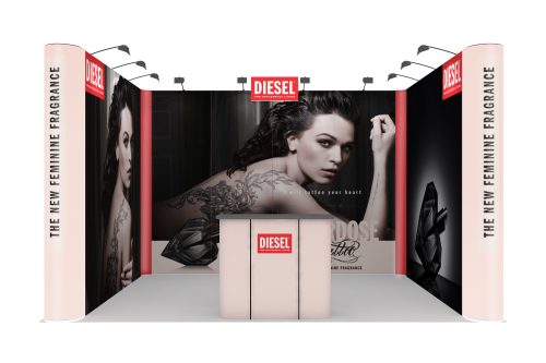 4x3m Expo Prestige Mobiler Messestand 15