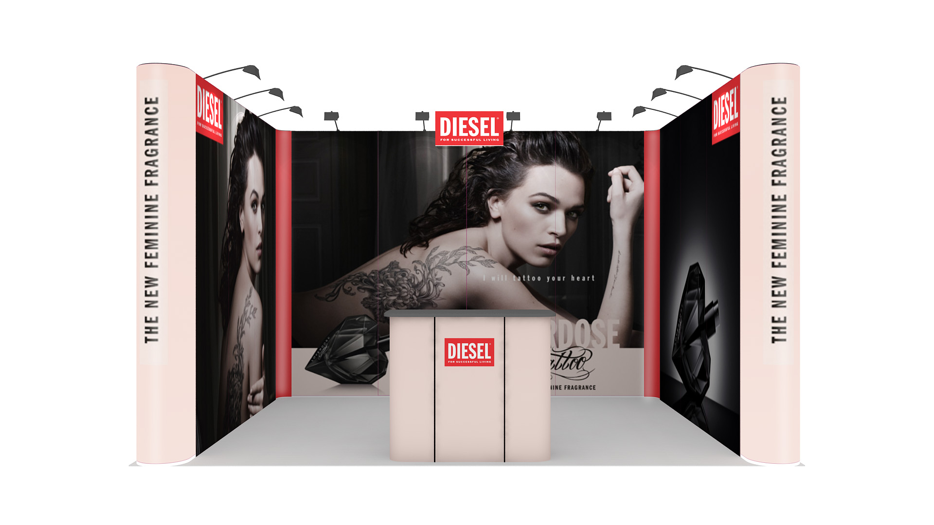 4x3m Expo Prestige Mobiler Messestand 15
